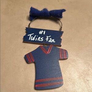 Blue Twins Fan handmade Ornament